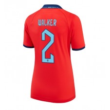 England Kyle Walker #2 Bortedrakt Kvinner VM 2022 Kortermet